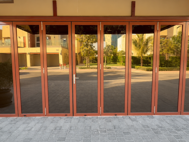 Bi-fold Doors — aluminium and glass product by Alufab, Abu Dhabi (4)