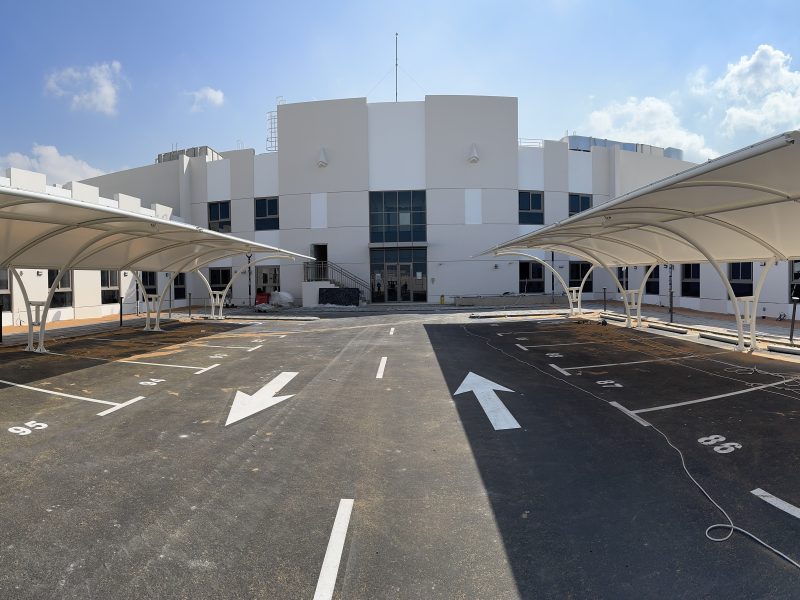 Car Parking Sheds — aluminium and glass product by Alufab, Abu Dhabi (2)