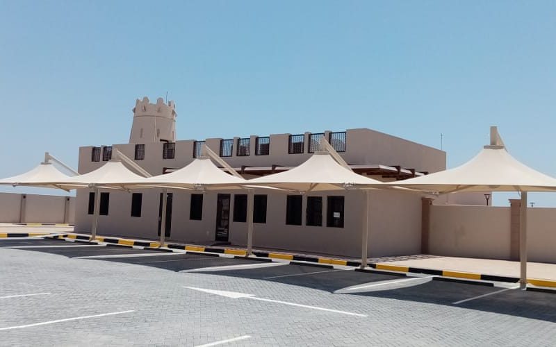 Car Parking Sheds — aluminium and glass product by Alufab, Abu Dhabi (3)