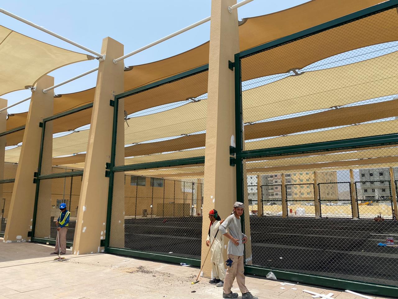 Chain Link Fence — aluminium and glass product by Alufab, Abu Dhabi
