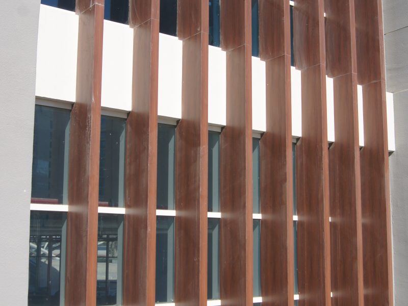 Decorative Vertical Tube — aluminium and glass product by Alufab, Abu Dhabi (5)