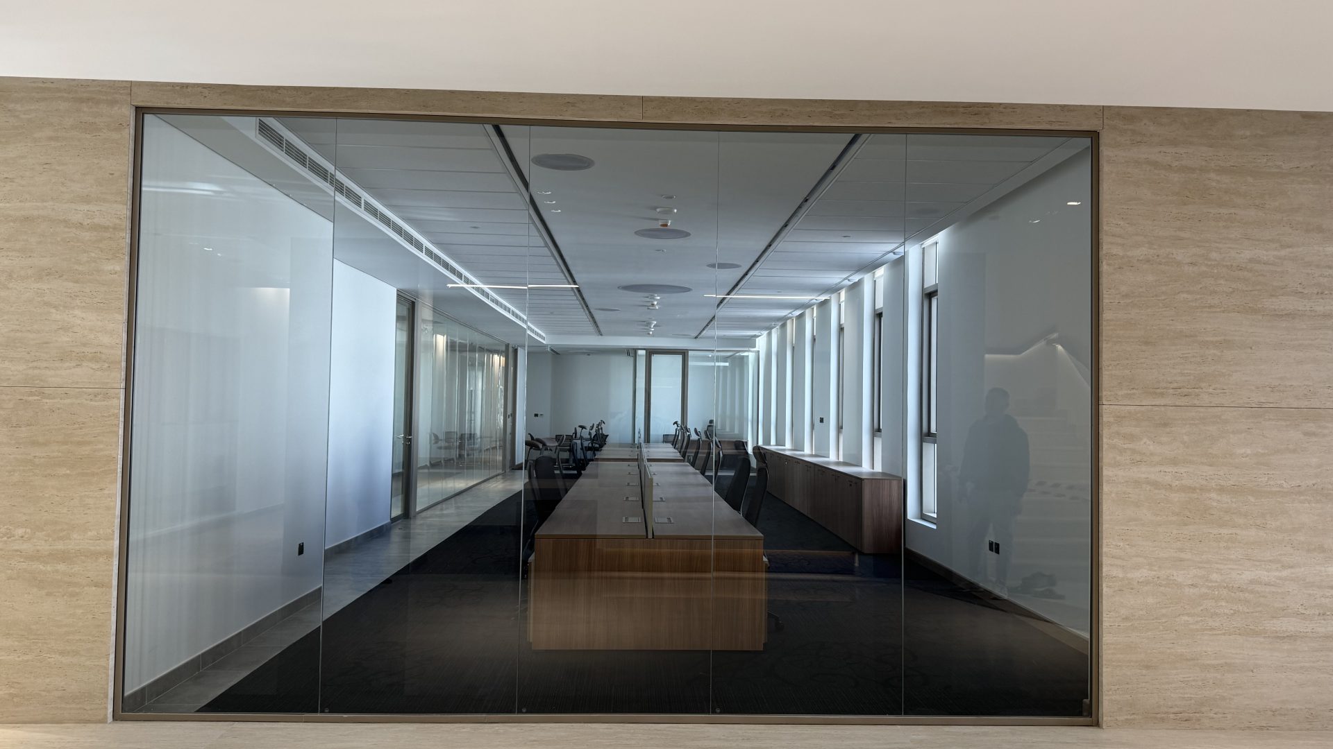 Fix Glass Partitions — aluminium and glass product by Alufab, Abu Dhabi