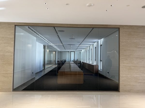 Fix Glass Partitions — aluminium and glass product by Alufab, Abu Dhabi