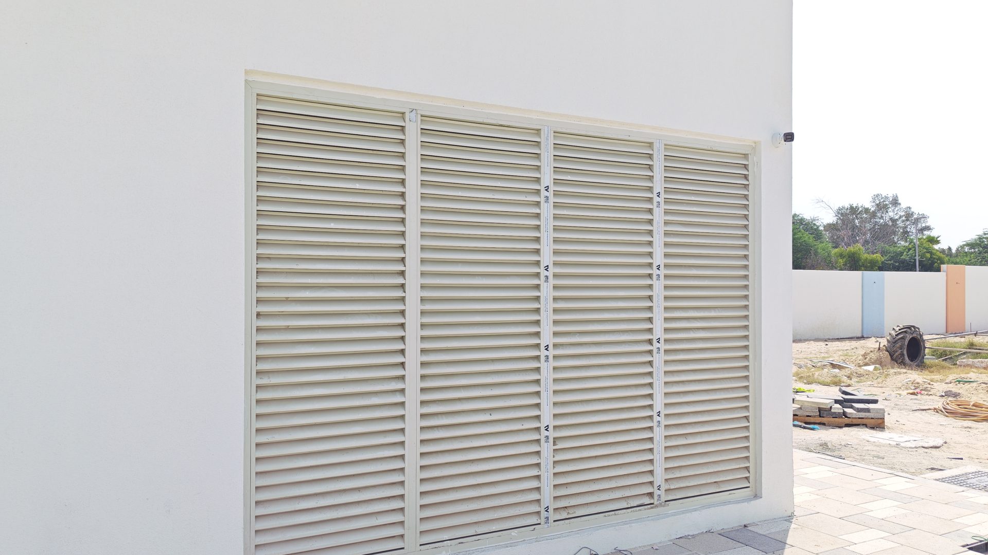Louver Doors — aluminium and glass product by Alufab, Abu Dhabi