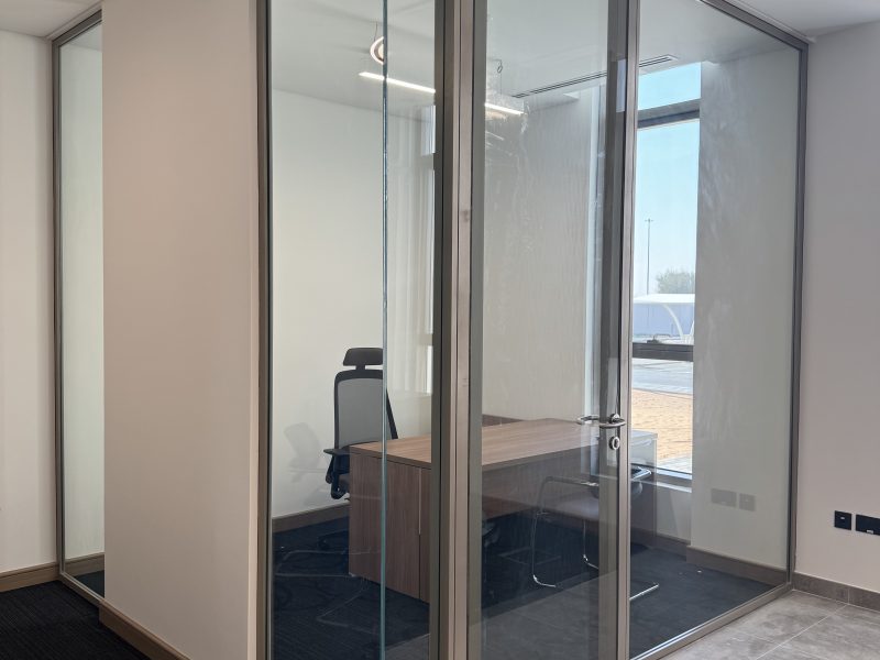 Office Partitions — aluminium and glass product by Alufab, Abu Dhabi (4)