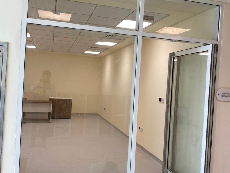 Fix Glass Partitions — aluminium and glass product by Alufab, Abu Dhabi (2)