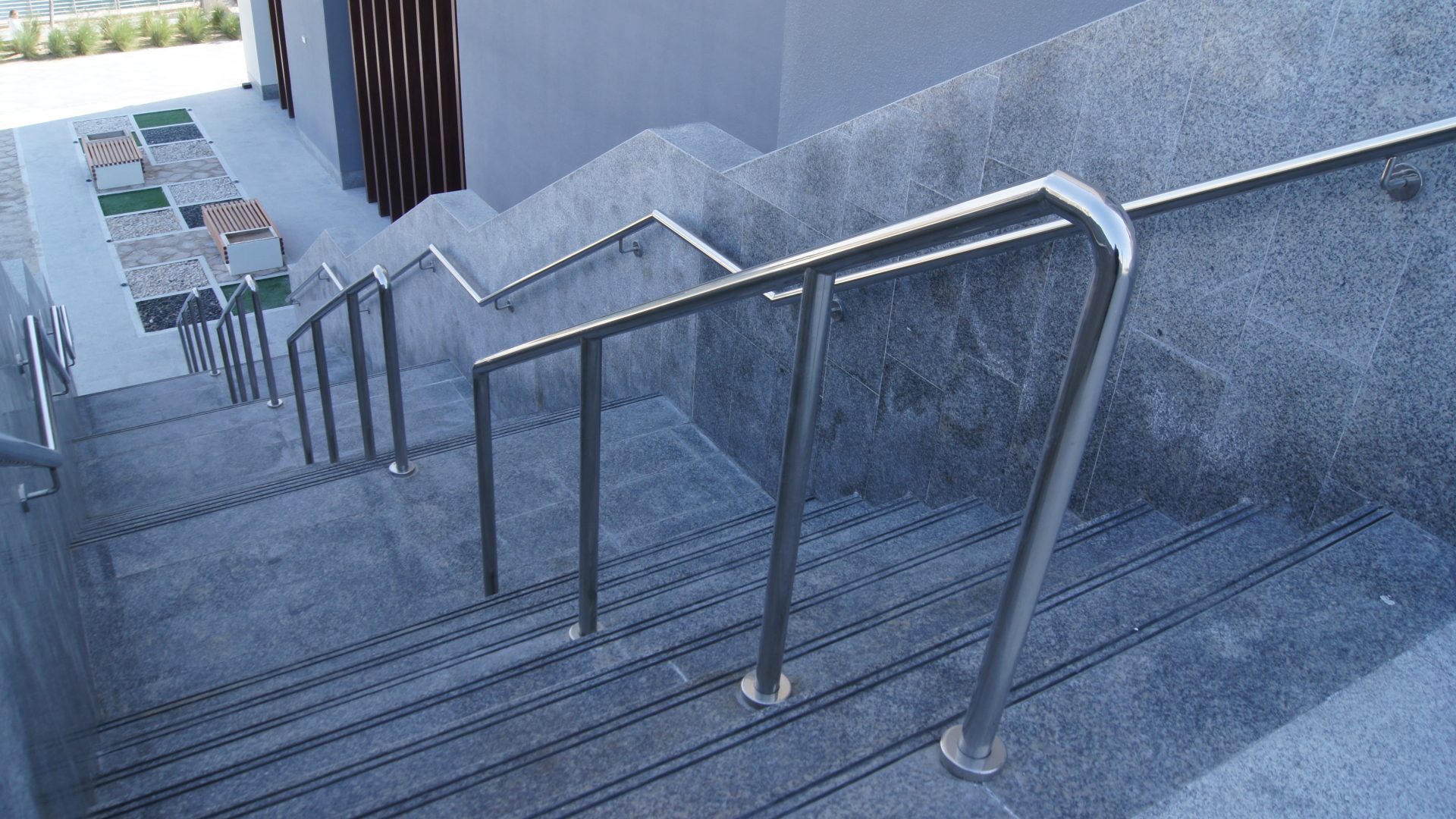 Metal Railings — stainless steel handrail by Alufab, Abu Dhabi