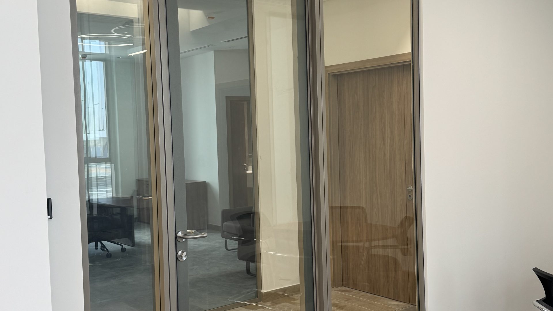 Safety Doors — aluminium and glass product by Alufab, Abu Dhabi