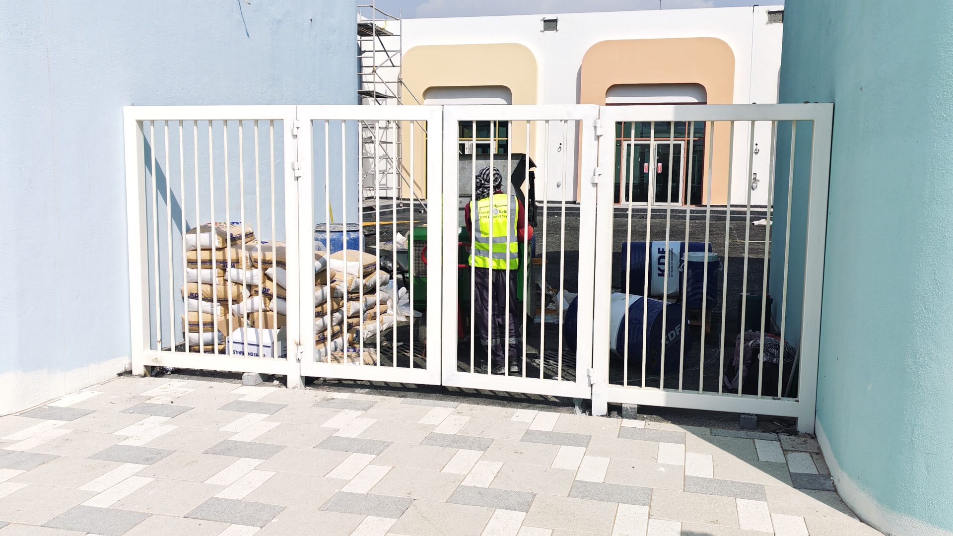 Safety Fence — aluminium safety fencing by Alufab, Abu Dhabi