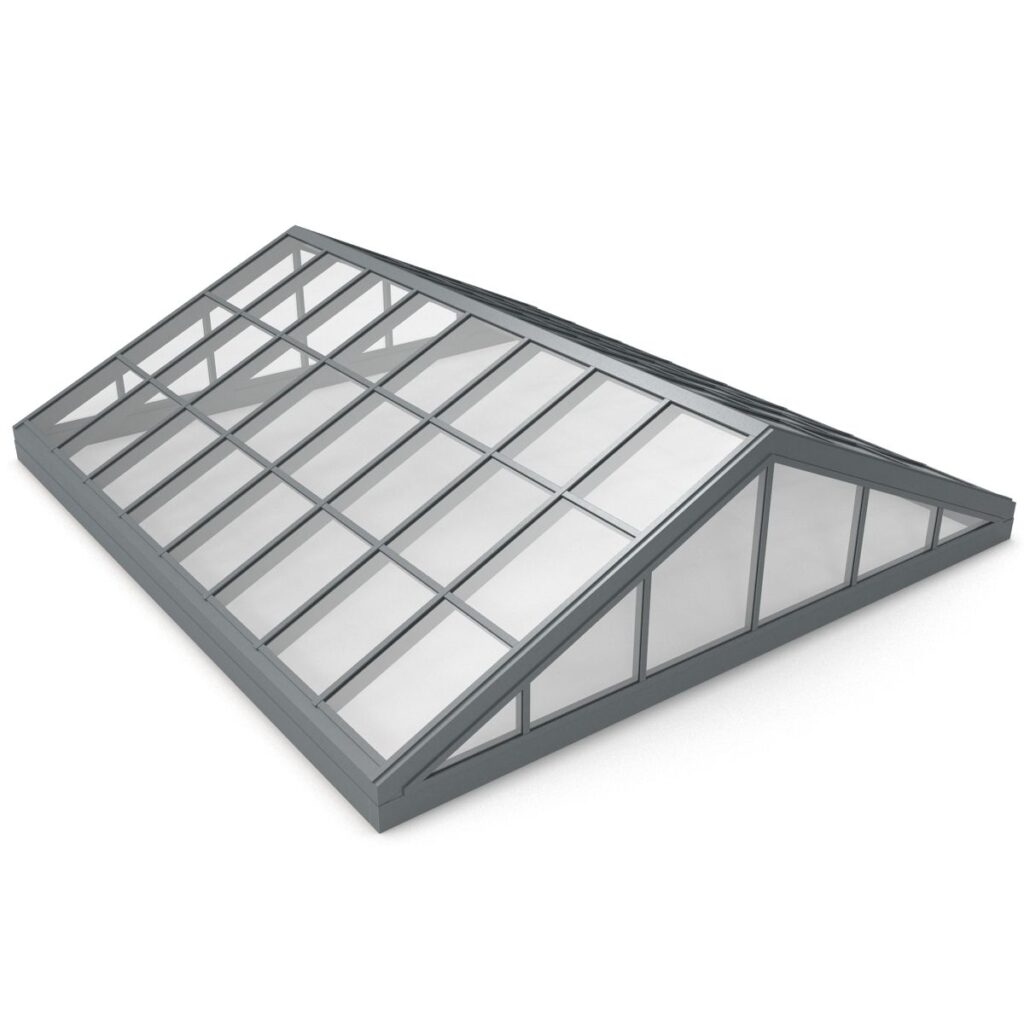 Skylights — aluminium-framed roof skylight by Alufab, Abu Dhabi