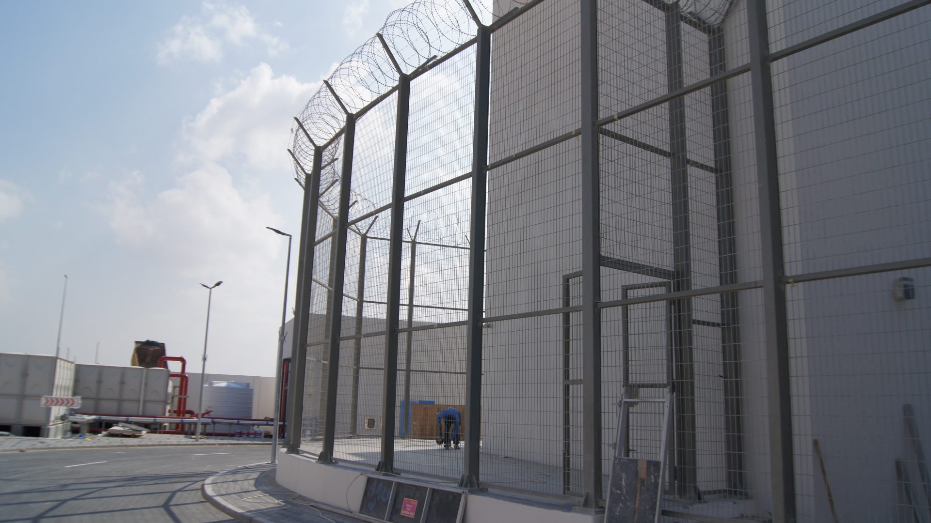 Steel Fence — aluminium and glass product by Alufab, Abu Dhabi