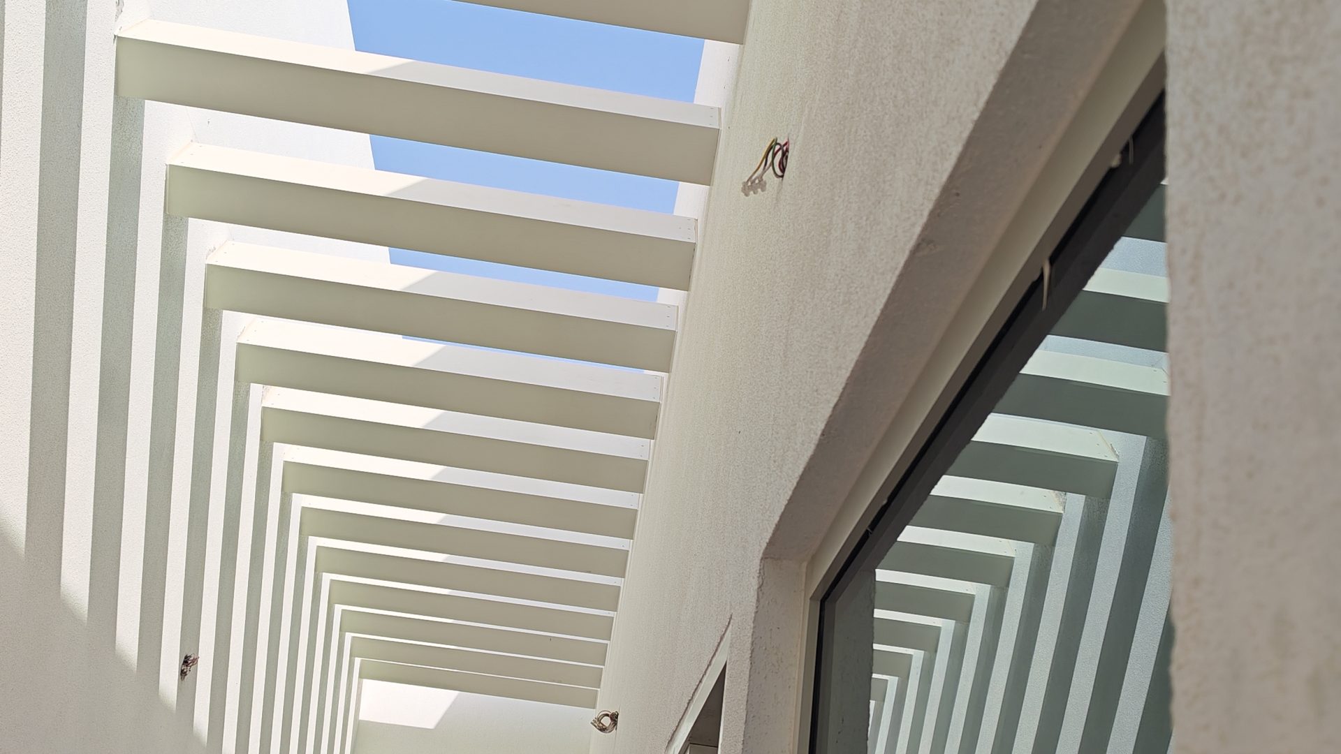 Sun Shades — aluminium and glass product by Alufab, Abu Dhabi